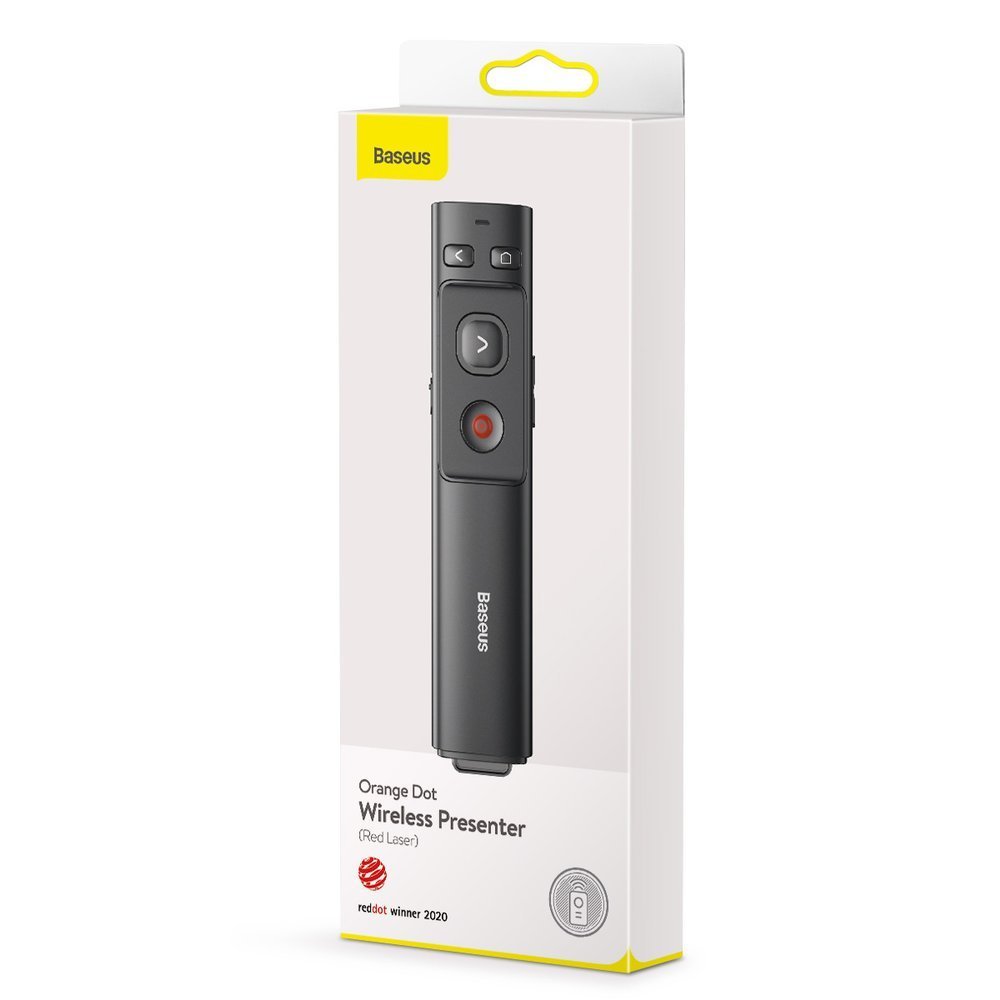 Telecomando a infrarossi per PC Baseus con puntatore laser ACFYB-B0G grey