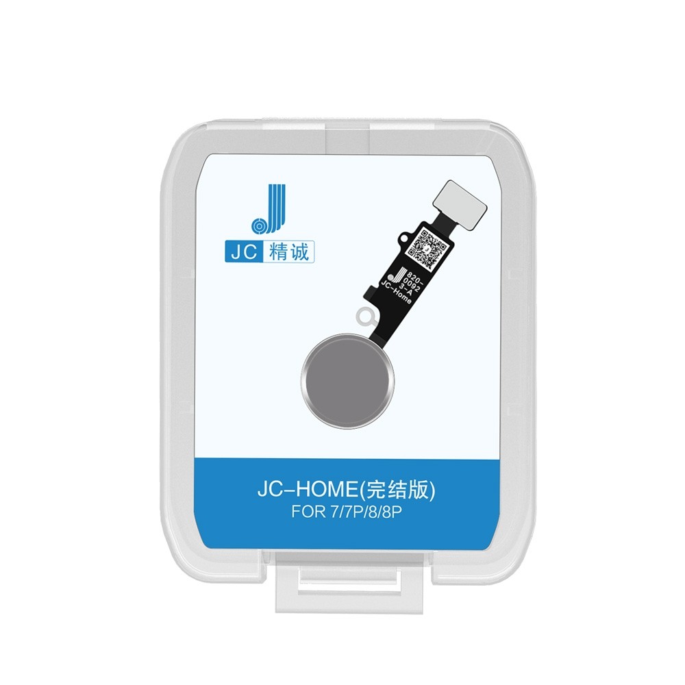 Flat tasto home JC Apple iPhone 7, iPhone 7 Plus, iPhone 8, iPhone 8 Plus a pressione con 3D touch silver A70-A82JCV6HB3D - V6
