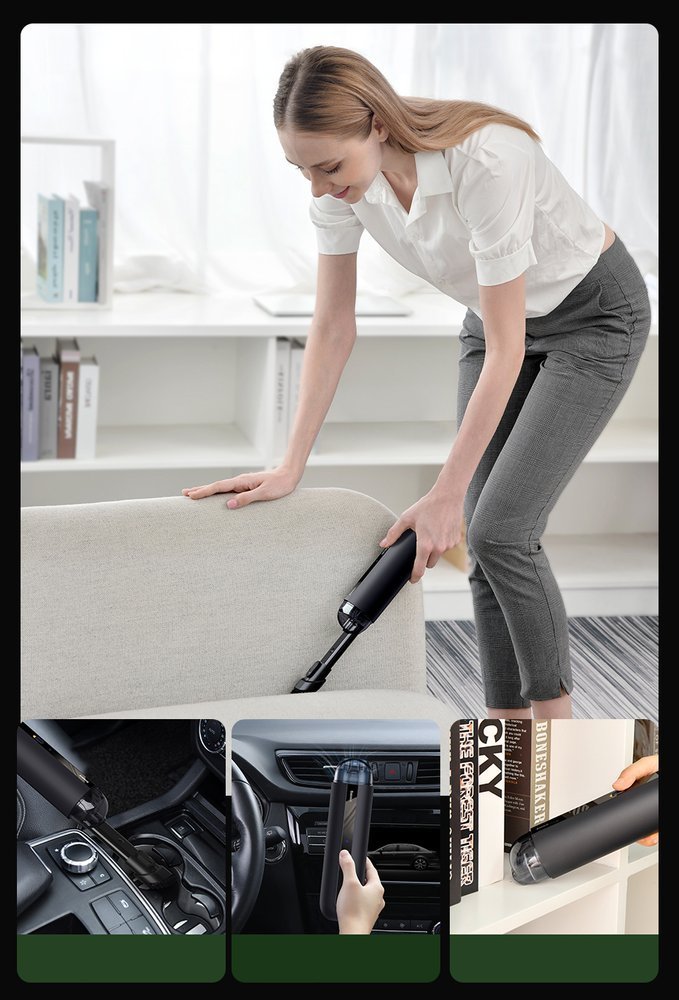 Aspirapolvere portatile Baseus A2 car vacuum cleaner CRXCQA2-06 green