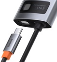 Hub USB-C Baseus 6 in 1 con 3 USB 3.0, 1 HDMI, 1 RJ45, 1 PD CAHUB-CW0G grey