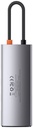Hub USB-C Baseus 6 in 1 con 3 USB 3.0, 1 HDMI, 1 RJ45, 1 PD CAHUB-CW0G grey