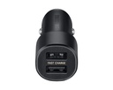 Caricabatteria auto USB Samsung EP-L1100WBEGEU 15W 2 porte + cavo black