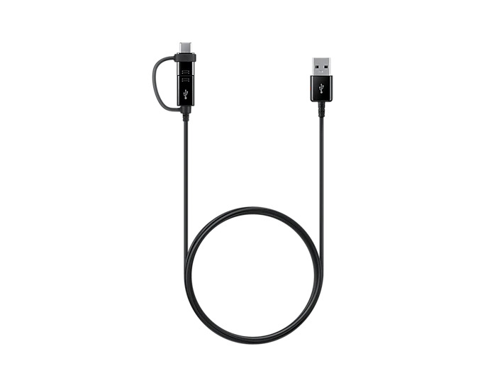Caricabatteria auto USB Samsung EP-L1100WBEGEU 15W 2 porte + cavo black
