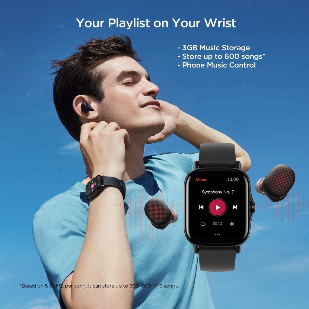 Amazfit GTS 2 smartwatch midnight black W19690VIN