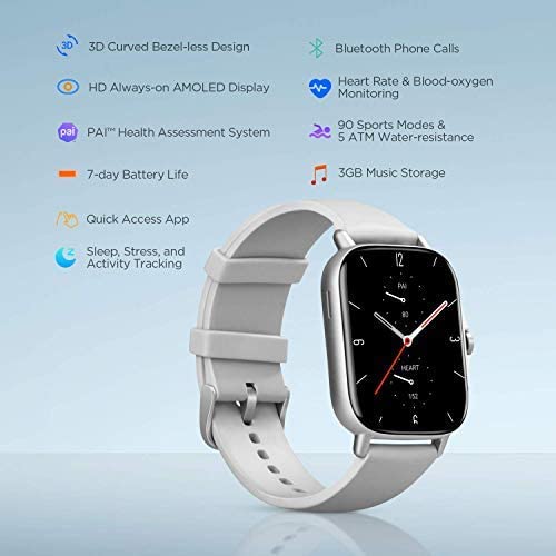 Amazfit GTS 2 smartwatch grey W1969OV2N