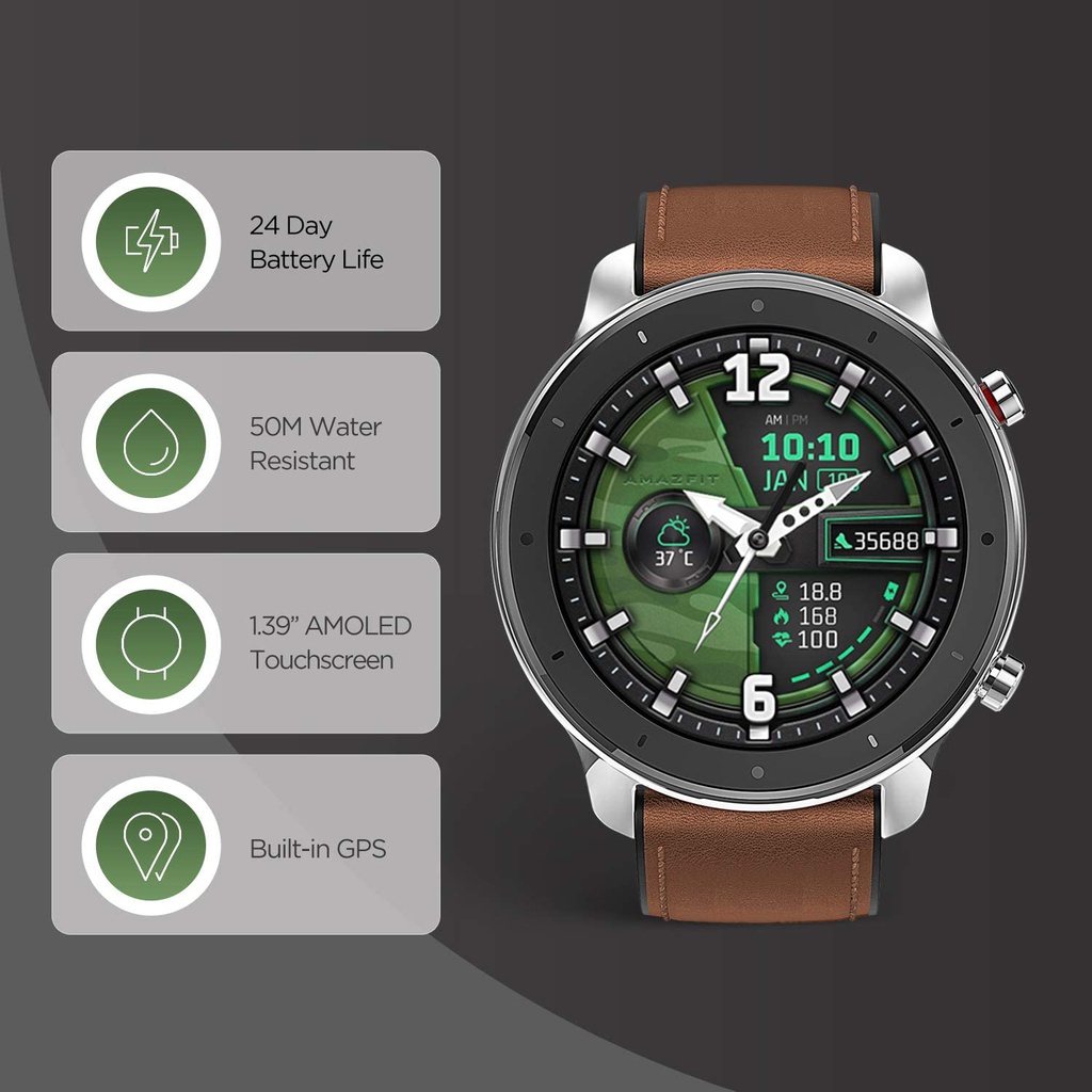 Amazfit GTR 47mm smartwatch acciaio inossidabile W1902TY2N
