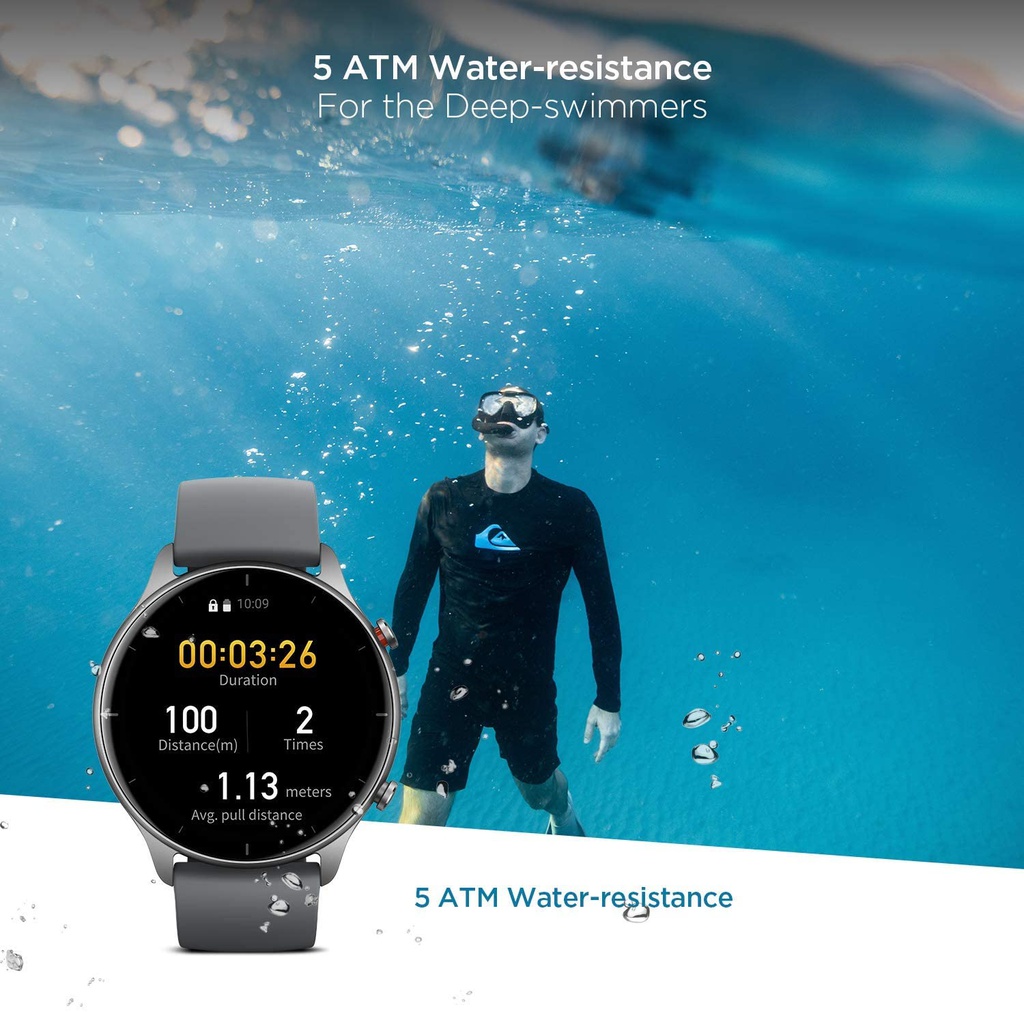 Amazfit GTR 2e smartwatch slate grey W2023OV2N