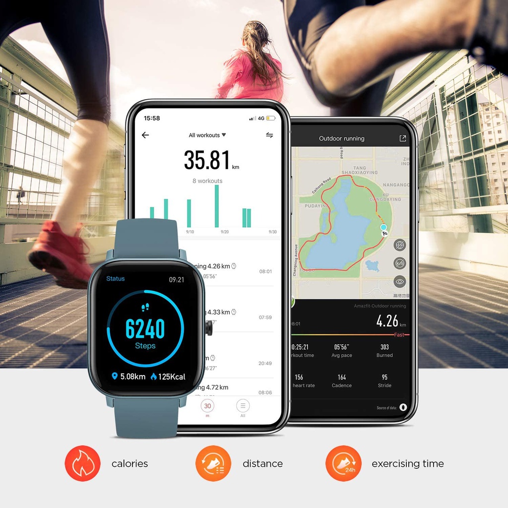 Amazfit GTS smartwatch black W1914OV2N