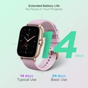 Amazfit GTS 2e smartwatch lilac purple W2021OV3N
