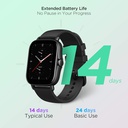Amazfit GTS 2e smartwatch black W2021OV1N