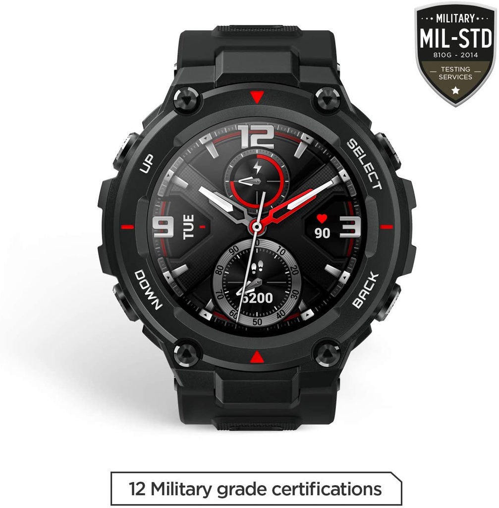 Amazfit T-Rex smartwatch rock black W1919OV5N