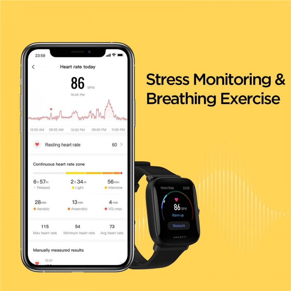 Amazfit BIP U PRO smartwatch black W2008OV1N