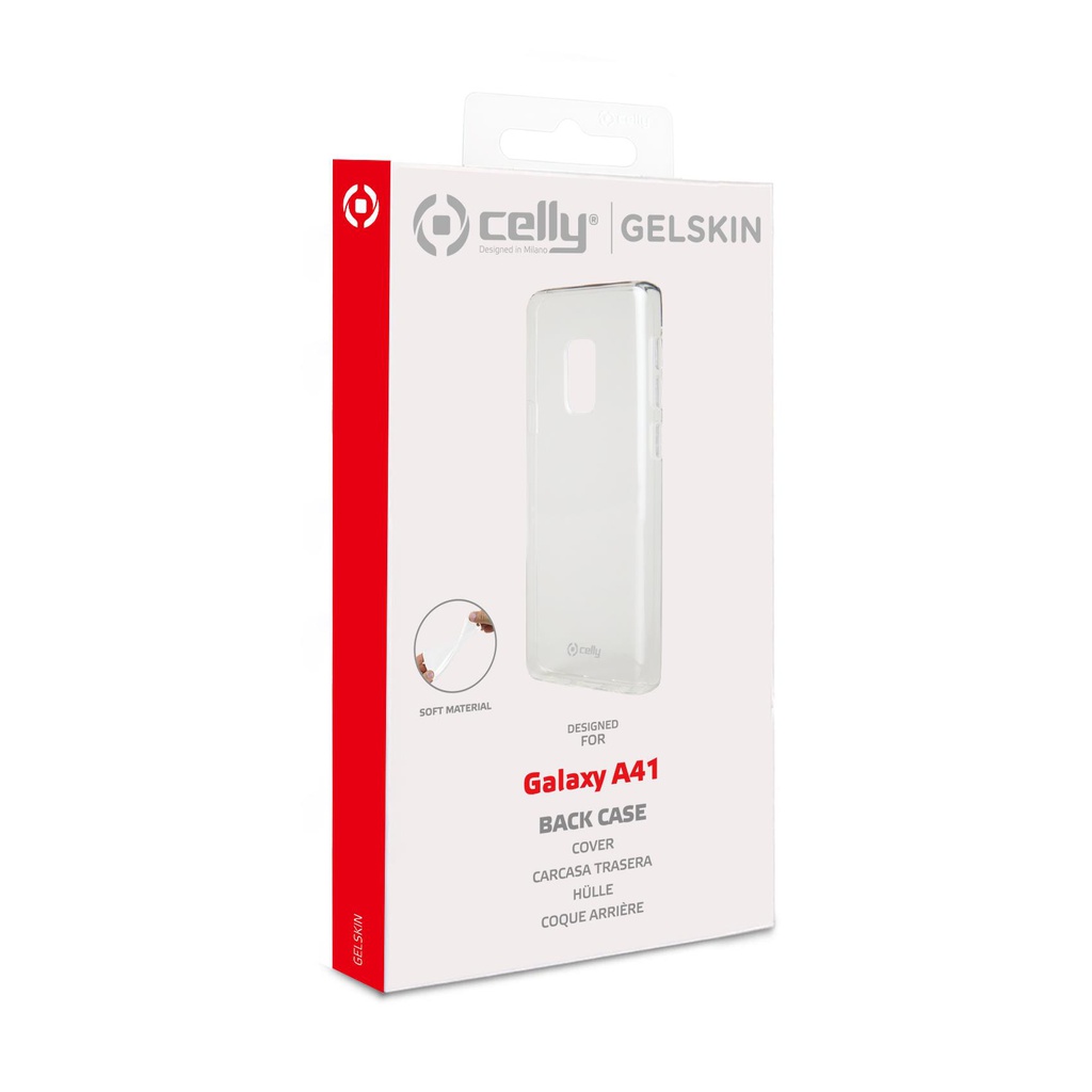 Custodia Celly Samsung A41 cover tpu trasparente GELSKIN906