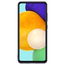 Custodia Samsung A52, A52 5G silicone cover silver black EF-PA525TBEGWW