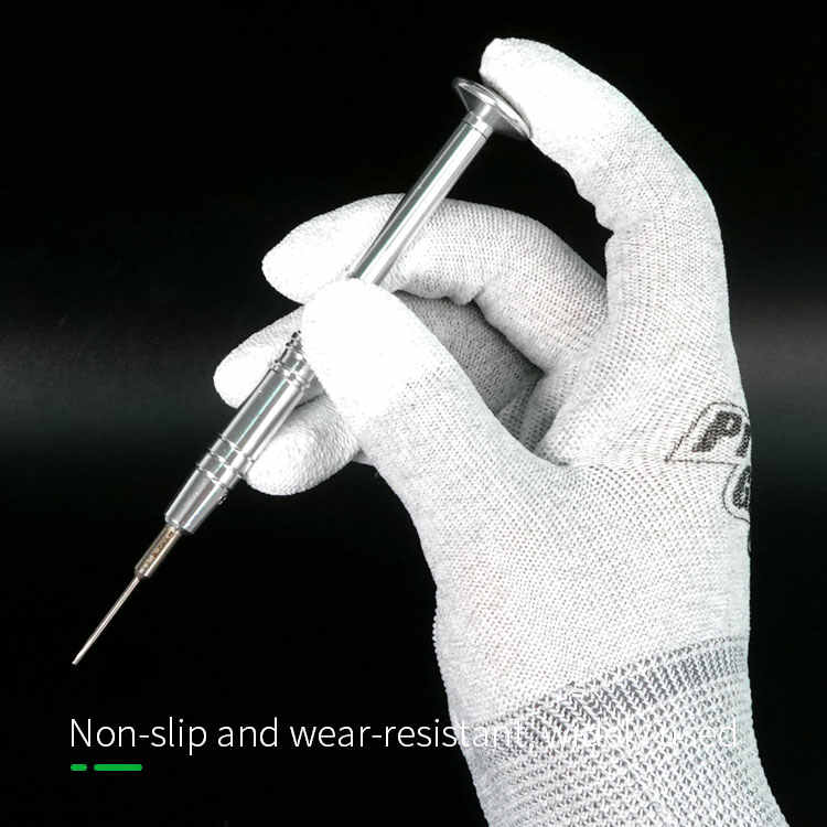 Guanti protettivi antistatici Relife RL-063 con punta delle dita rivestite in PU