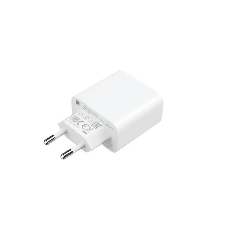 Caricabatteria USB Xiaomi MI 33W fast charger 2 porte USB + USB-C white BHR4996GL