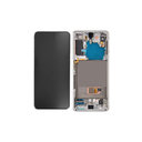 Display Lcd Samsung S21 5G SM-G991B violet con frame GH82-24544B