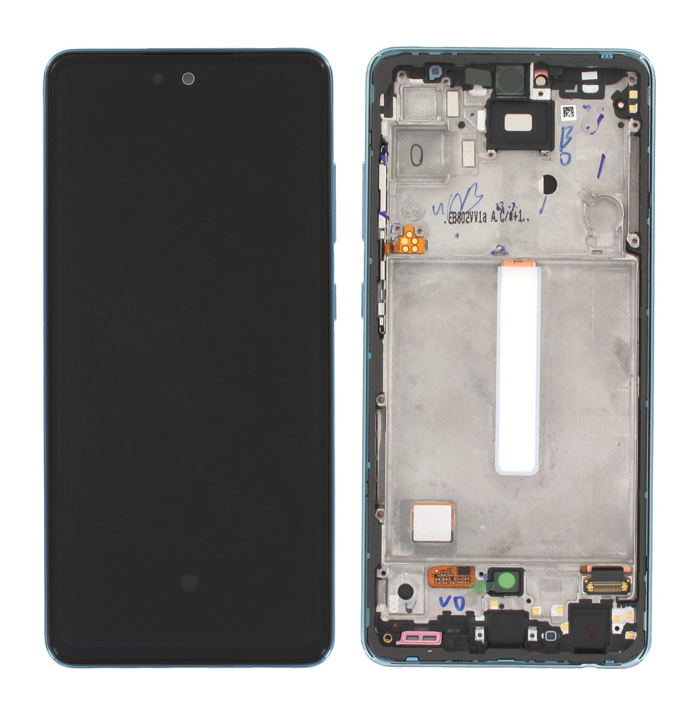 Display Lcd Samsung A52 SM-A525F A52 5G SM-A526B blue con frame GH82-25524B GH82-25526B GH82-25754B
