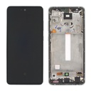 Display Lcd Samsung A52 SM-A525F A52 5G SM-A526B white con frame GH82-25524D GH82-25526D GH82-25754D
