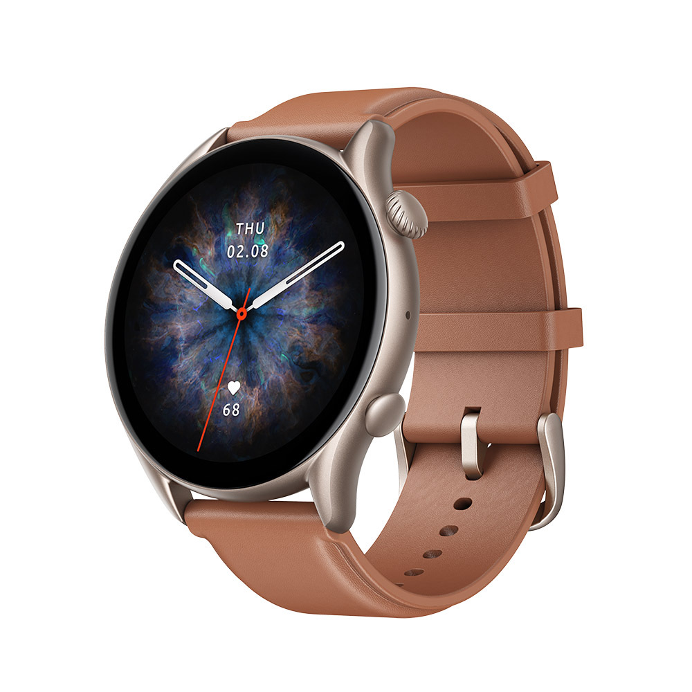Amazfit GTR 3 Pro smartwatch brown leather A2040