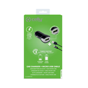 Caricabatteria auto USB Celly CCUSBMICRO  + cavo Micro Usb black