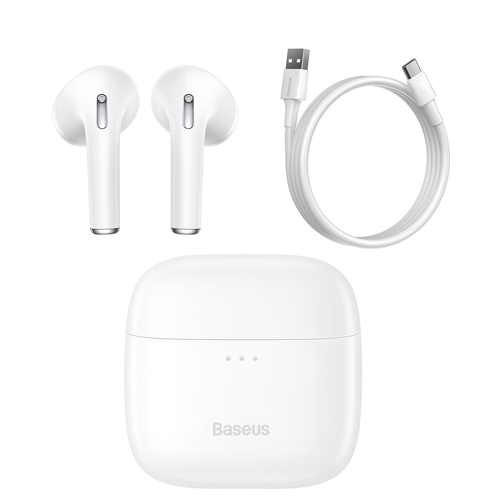 Auricolare bluetooth Baseus Bowie E8 TWS pods-style NGE8-02 white