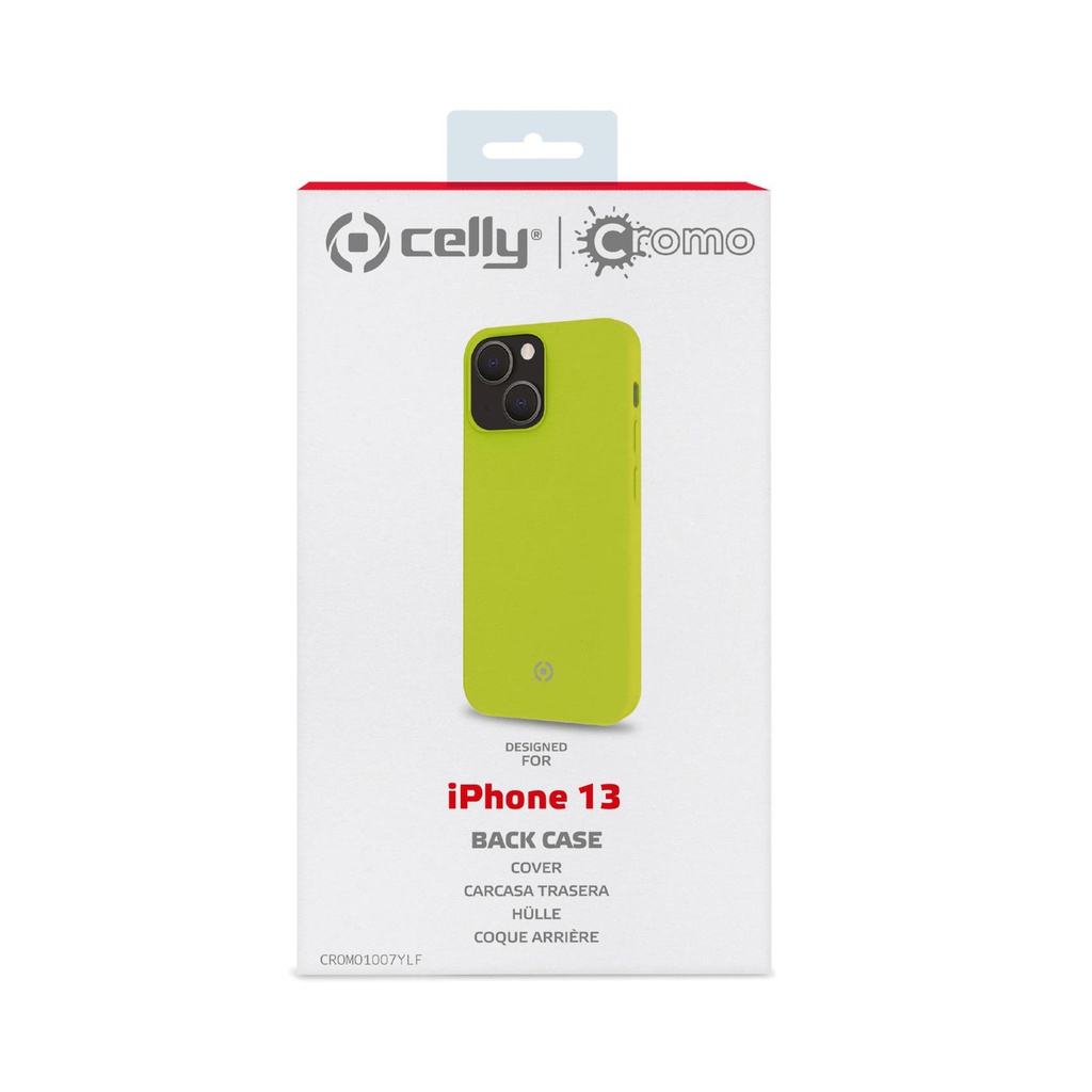 Custodia Celly iPhone 13 cover cromo pink CROMO1007YLF