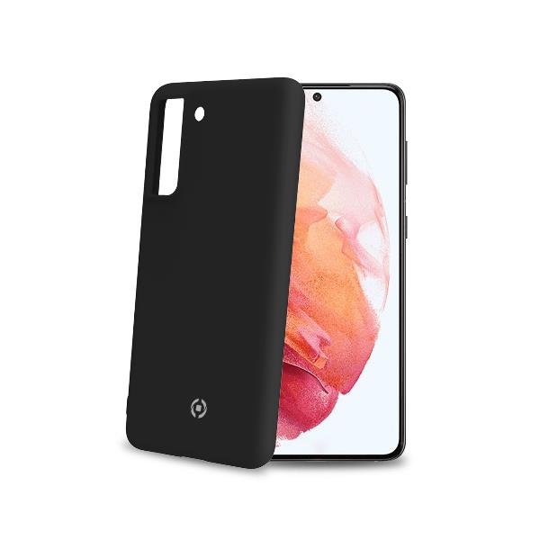 Custodia Celly Samsung S21 cover cromo black CROMO993BK