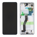 Display Lcd Samsung S21 Ultra 5G SM-G998B silver con frame GH82-26035B