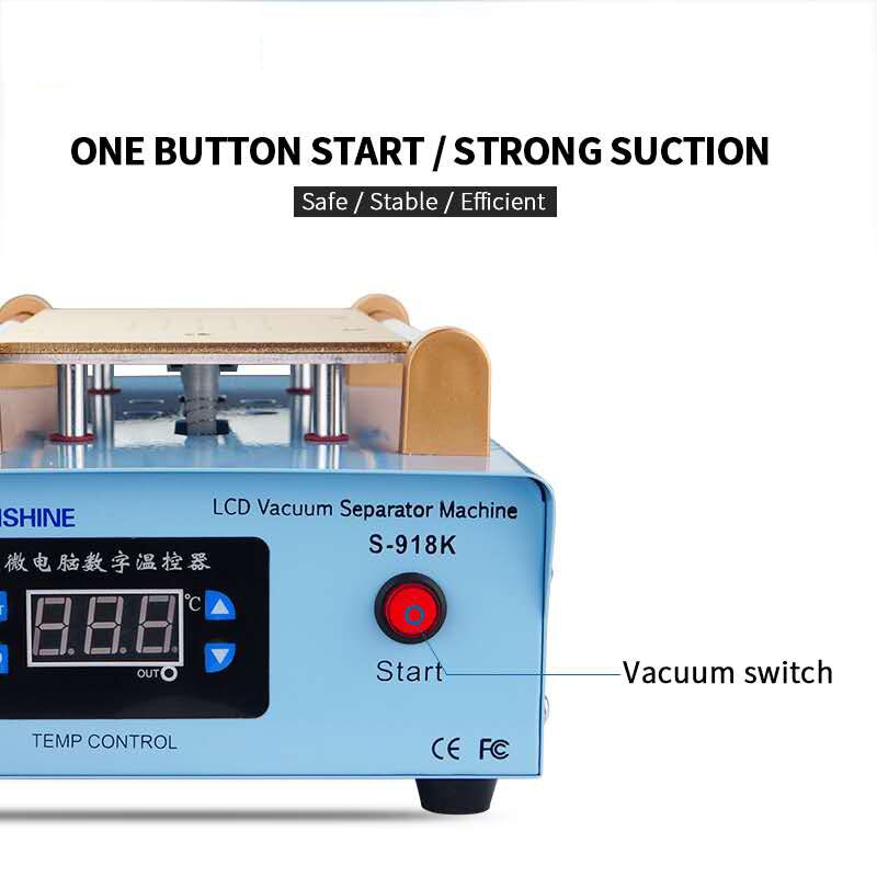 Sunshine S-918K lcd vacuum separator screen machine