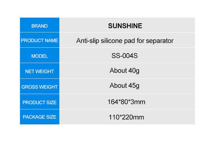 Separatore LCD 7 pollici Sunshine SS-004S in silicone antiscivolo