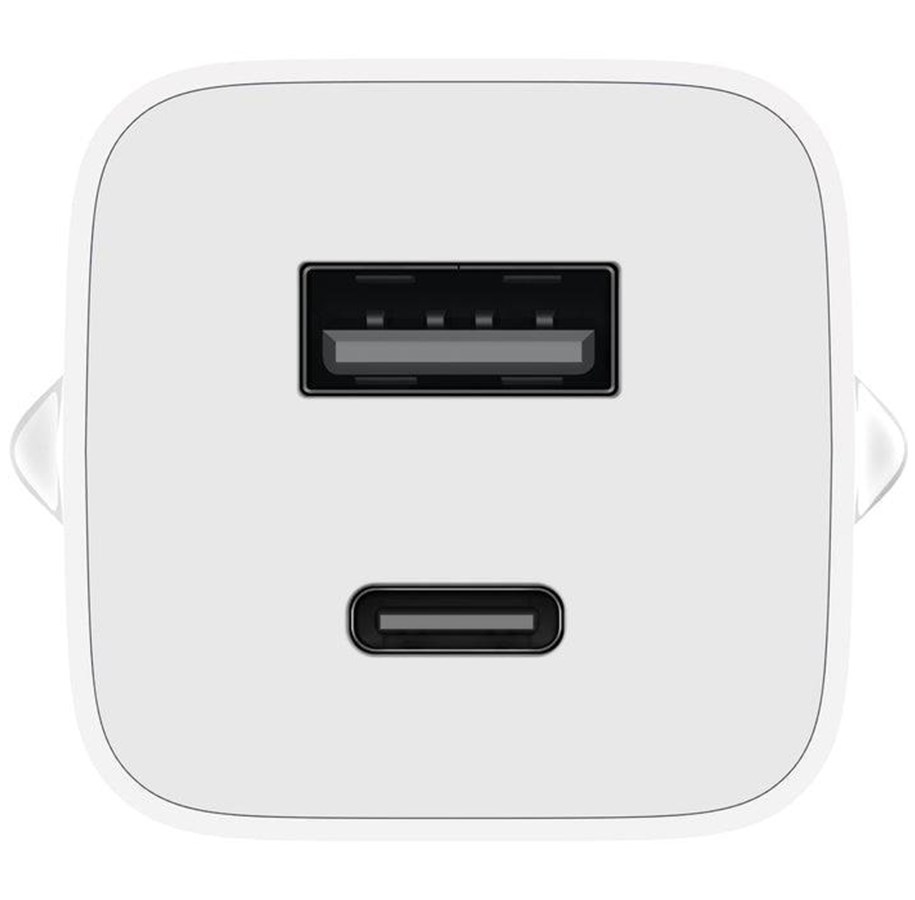 Xiaomi Mi 65W Gan tech Caricabatteria USB fast charger 2 porte USB + USB-C white BHR5515GL