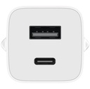 Xiaomi Mi 65W Gan tech Caricabatteria USB fast charger 2 porte USB + USB-C white BHR5515GL