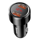 Baseus caricabatteria da auto 45W 2xUSB QC 3.0 Magic black CCMLC20A-01