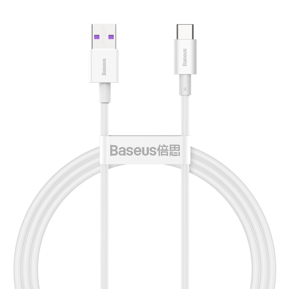 Baseus Data Cable Type-C 66W 2mt superior series white CATYS-A02