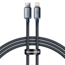 Baseus Cavo Dati Type-C to Lightning 20W 1.2mt Crystal Shine Series black CAJY000201