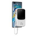 Baseus Power Bank 10000 mAh 22.5W Qpow Pro Digital Display with Data Cable Type-C white PPQD020102