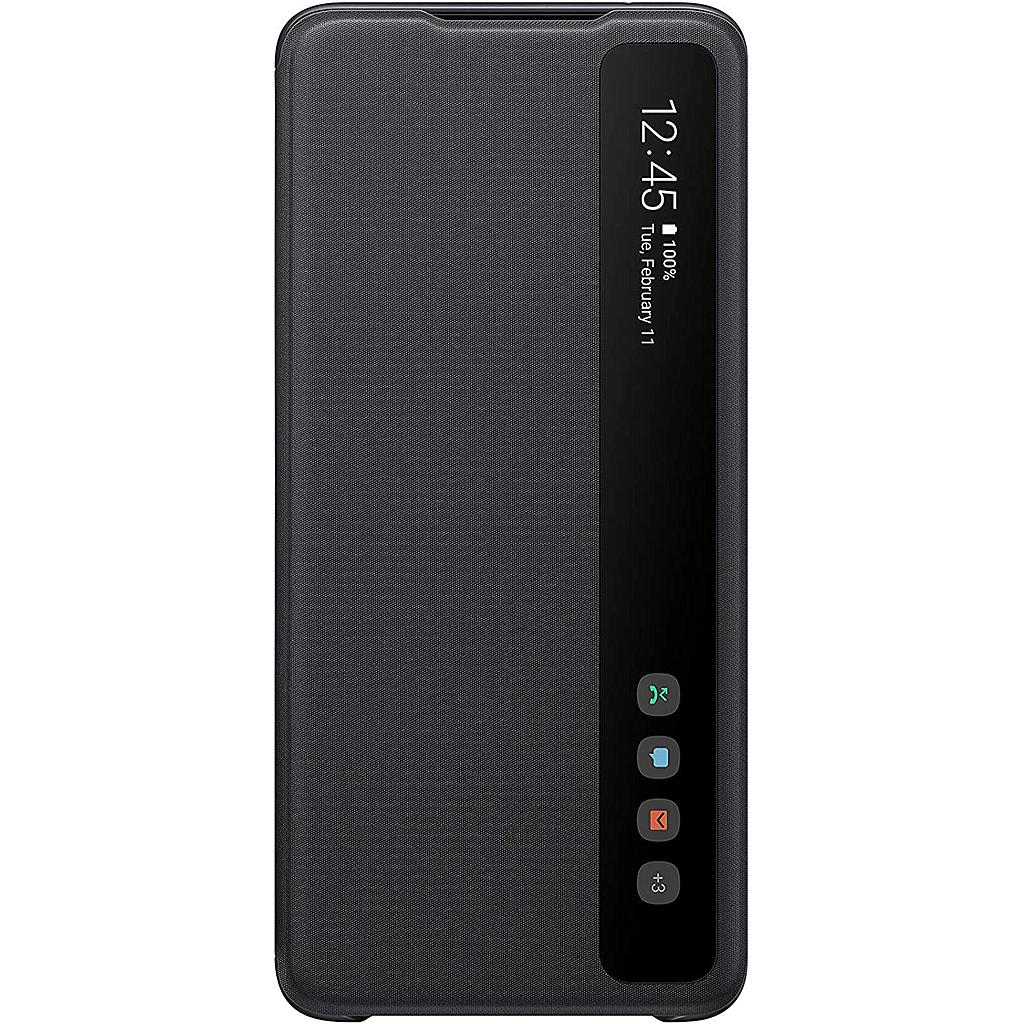 Samsung Custodia S20 Ultra 5G clear view cover black EF-ZG988CBEGEU