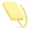 Baseus Power Bank 10000mAh 30W MagSafe Magnetic Wireless Mini Fast Charge with cable Type-C lemon yellow P1002210BY23-00