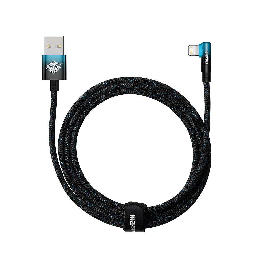 [6932172612443] Baseus Data Cable Type-C 100W 2mt MVP 2 Elbow-shaped blue CAVP000521