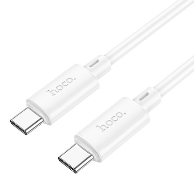 [6931474783370] Hoco Data Cable Type-C to Type-C 60W fast charge white X88