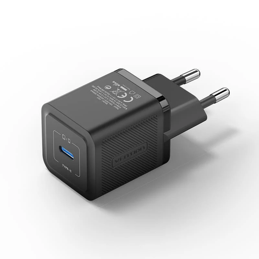[6922794782099] Vention Caricabatterie 20W Type-C GaN black FEPB0-EU