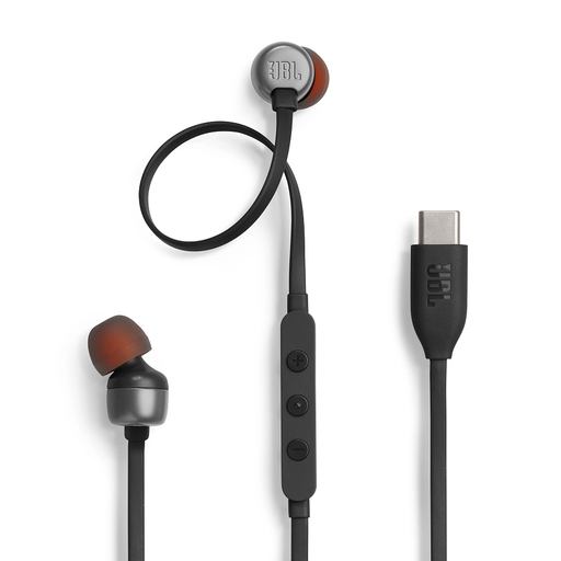 [1200130011146] JBL Earphones Type-C Tune 310C Black JBLT310CBLK