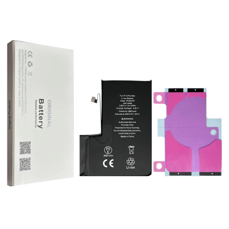 [18525] Battery For iPhone 12 Pro Max Direct Installation with Percentage Display